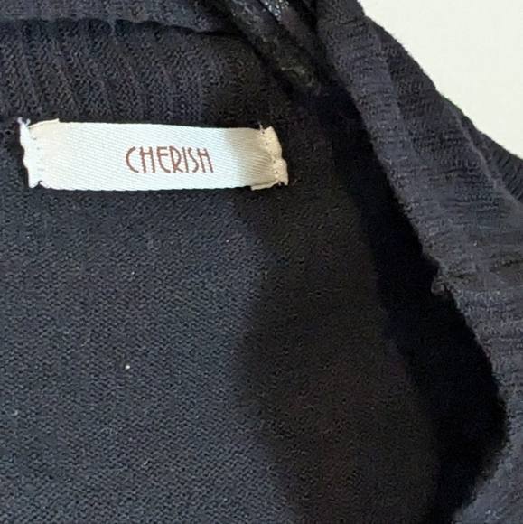 Cherish Black Cardigan - Picture 2 of 4